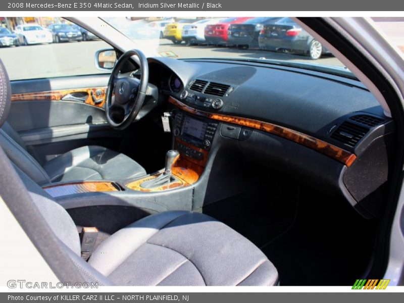 Iridium Silver Metallic / Black 2008 Mercedes-Benz E 350 4Matic Sedan