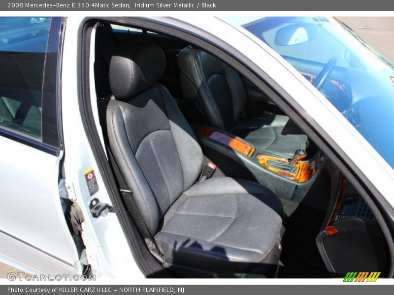 Iridium Silver Metallic / Black 2008 Mercedes-Benz E 350 4Matic Sedan