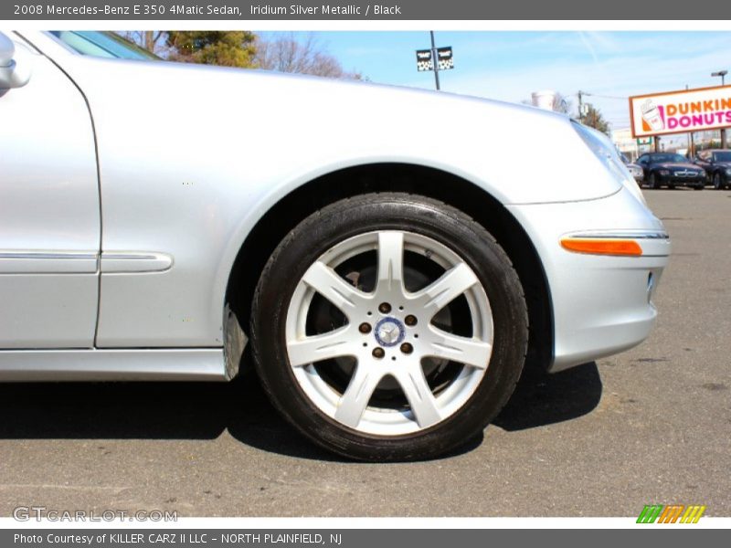 Iridium Silver Metallic / Black 2008 Mercedes-Benz E 350 4Matic Sedan