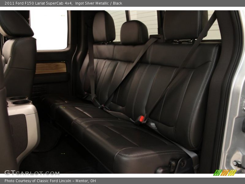 Ingot Silver Metallic / Black 2011 Ford F150 Lariat SuperCab 4x4