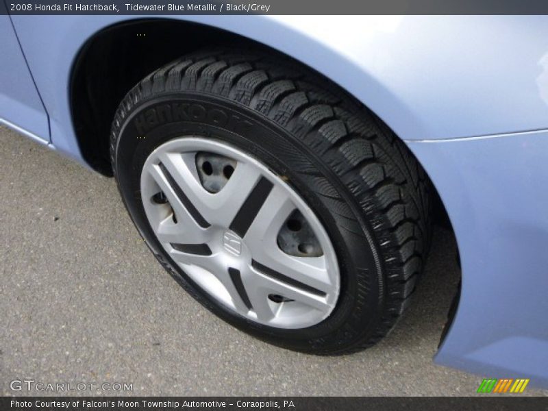 Tidewater Blue Metallic / Black/Grey 2008 Honda Fit Hatchback