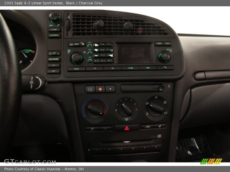 Black / Charcoal Grey 2003 Saab 9-3 Linear Sport Sedan