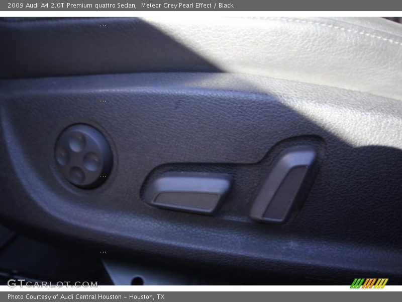 Meteor Grey Pearl Effect / Black 2009 Audi A4 2.0T Premium quattro Sedan