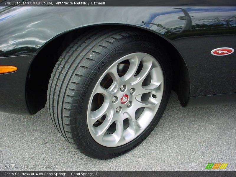Anthracite Metallic / Oatmeal 2001 Jaguar XK XK8 Coupe