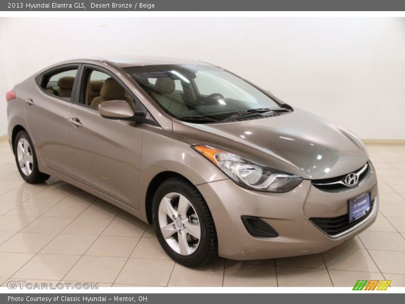Desert Bronze / Beige 2013 Hyundai Elantra GLS