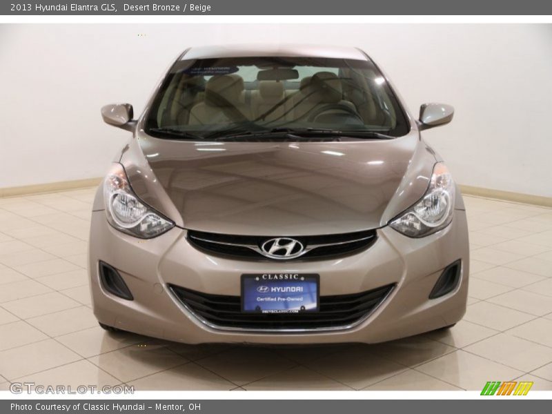 Desert Bronze / Beige 2013 Hyundai Elantra GLS