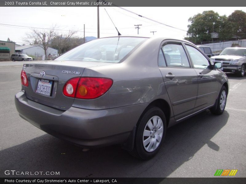 Charcoal Gray Metallic / Light Gray 2003 Toyota Corolla LE