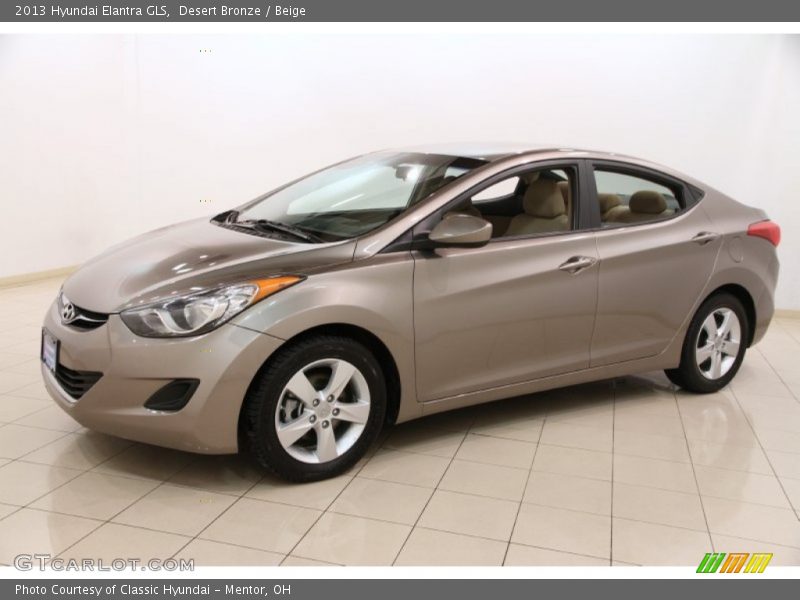 Desert Bronze / Beige 2013 Hyundai Elantra GLS
