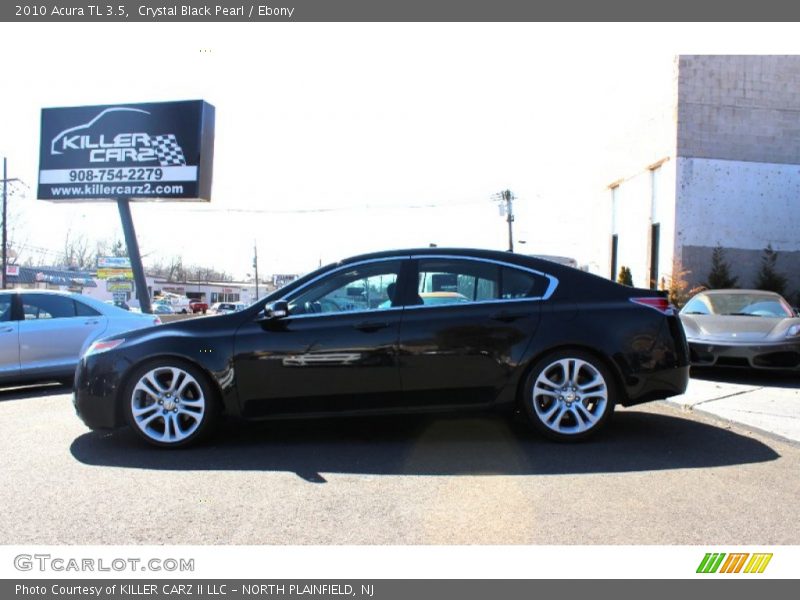 Crystal Black Pearl / Ebony 2010 Acura TL 3.5