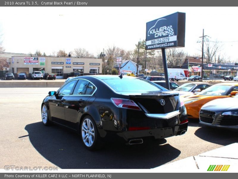 Crystal Black Pearl / Ebony 2010 Acura TL 3.5