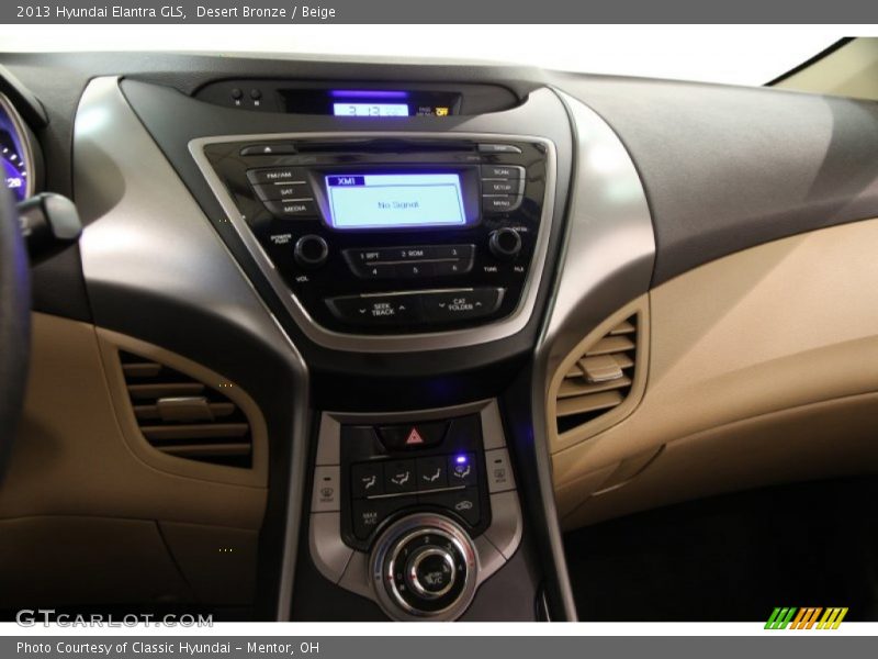 Desert Bronze / Beige 2013 Hyundai Elantra GLS