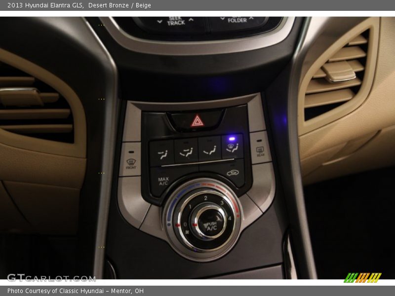 Desert Bronze / Beige 2013 Hyundai Elantra GLS