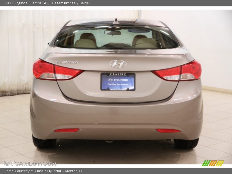 Desert Bronze / Beige 2013 Hyundai Elantra GLS