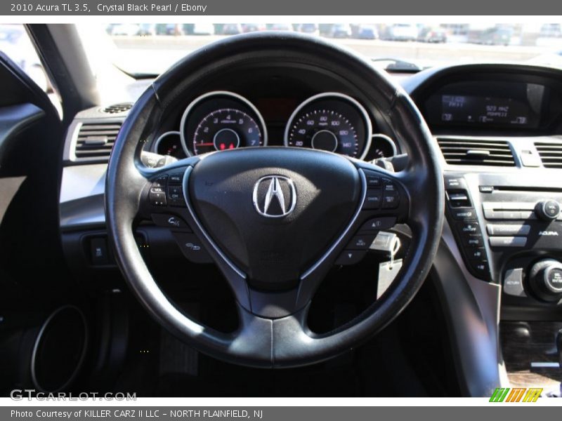 Crystal Black Pearl / Ebony 2010 Acura TL 3.5