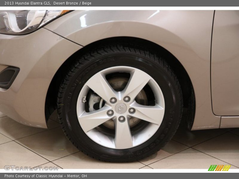 Desert Bronze / Beige 2013 Hyundai Elantra GLS