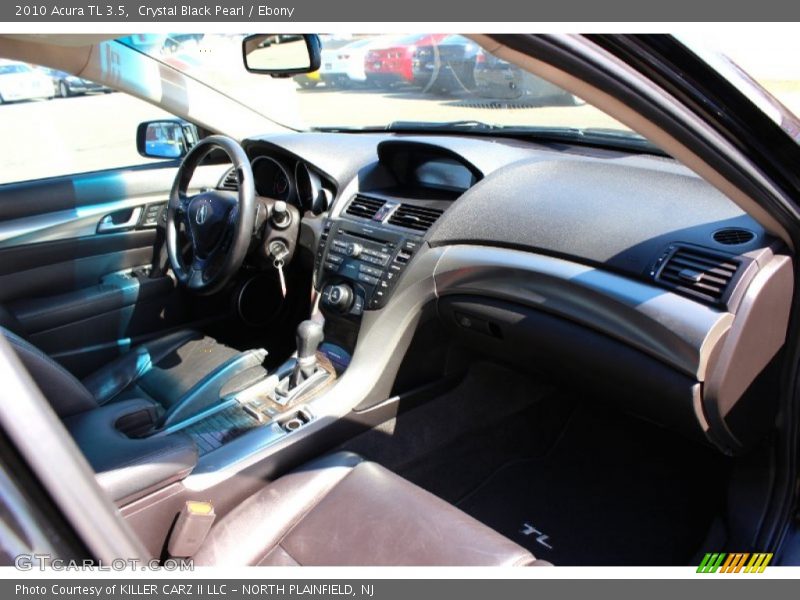 Crystal Black Pearl / Ebony 2010 Acura TL 3.5
