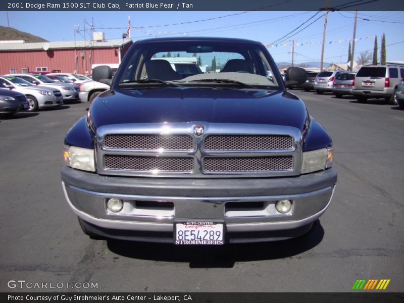Patriot Blue Pearl / Tan 2001 Dodge Ram 1500 SLT Club Cab