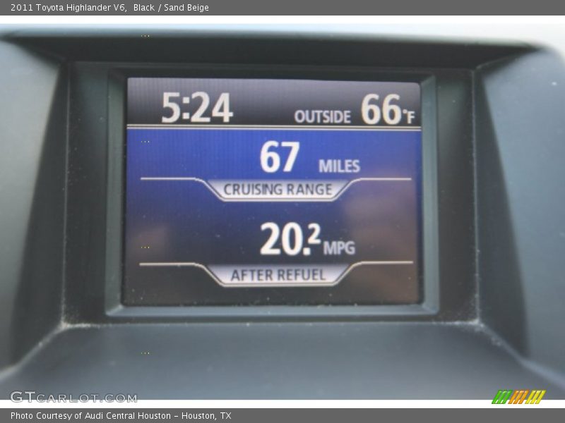 Black / Sand Beige 2011 Toyota Highlander V6