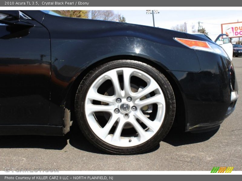Crystal Black Pearl / Ebony 2010 Acura TL 3.5