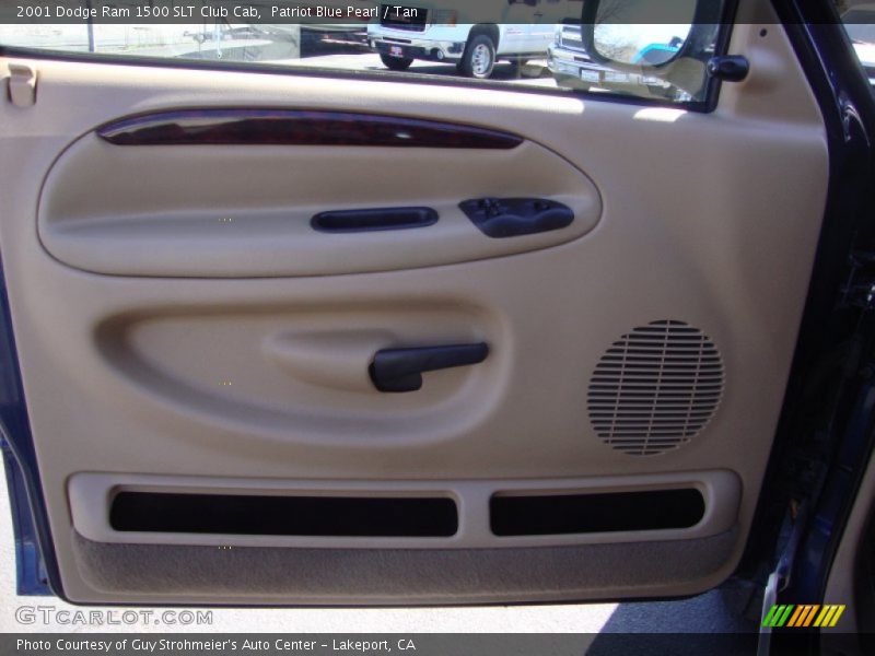Patriot Blue Pearl / Tan 2001 Dodge Ram 1500 SLT Club Cab