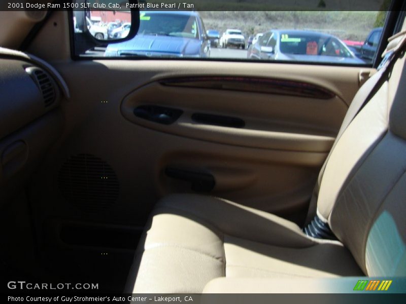 Patriot Blue Pearl / Tan 2001 Dodge Ram 1500 SLT Club Cab