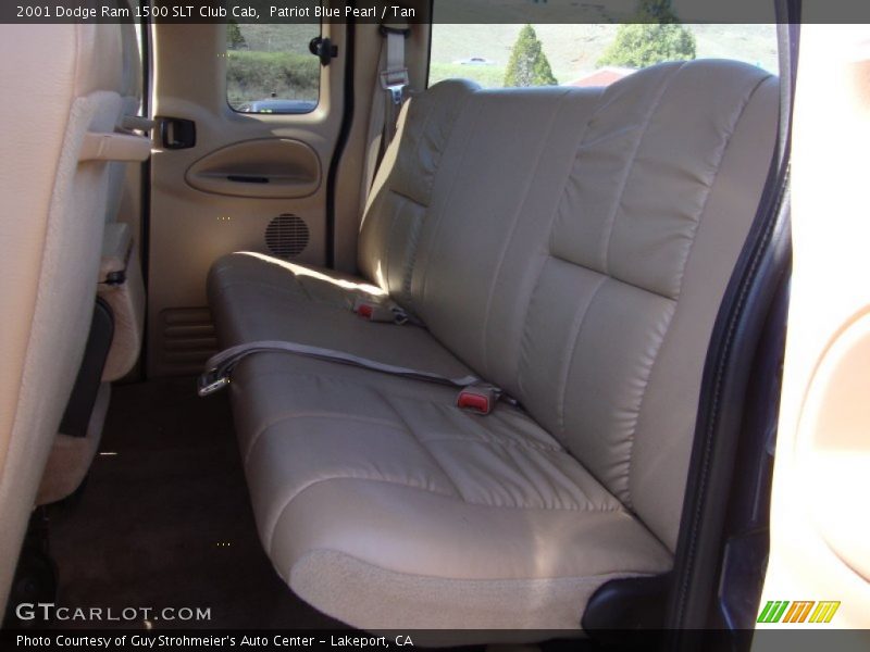 Patriot Blue Pearl / Tan 2001 Dodge Ram 1500 SLT Club Cab
