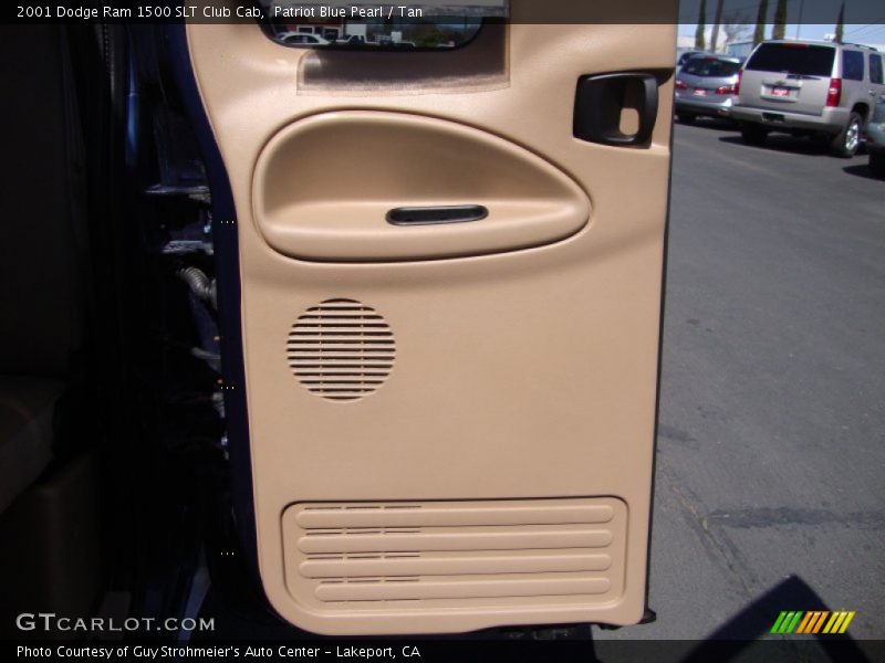 Patriot Blue Pearl / Tan 2001 Dodge Ram 1500 SLT Club Cab