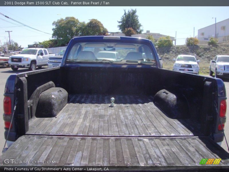 Patriot Blue Pearl / Tan 2001 Dodge Ram 1500 SLT Club Cab