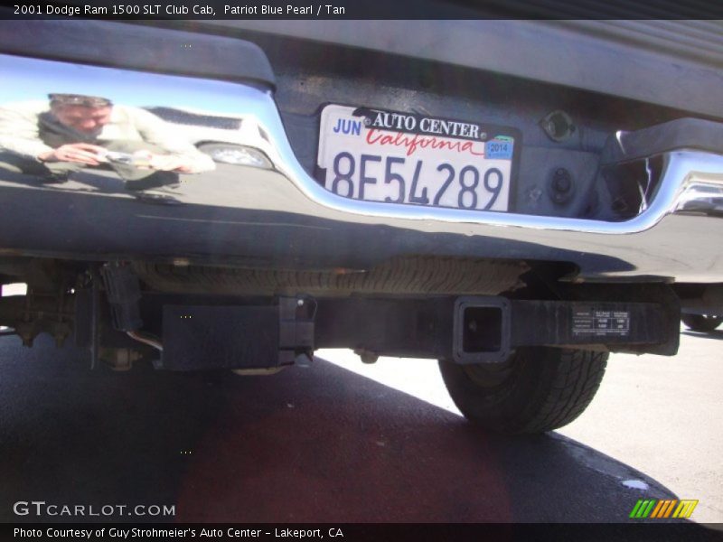 Patriot Blue Pearl / Tan 2001 Dodge Ram 1500 SLT Club Cab