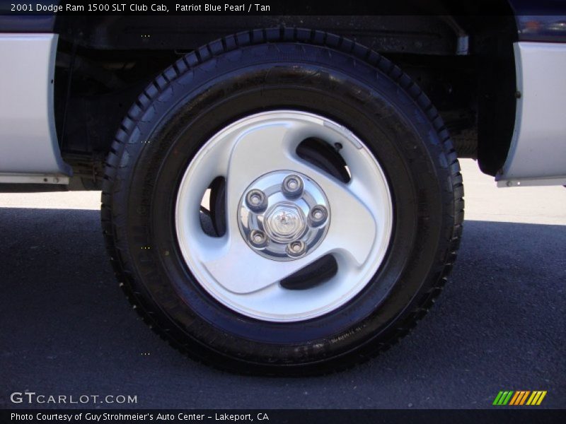 Patriot Blue Pearl / Tan 2001 Dodge Ram 1500 SLT Club Cab