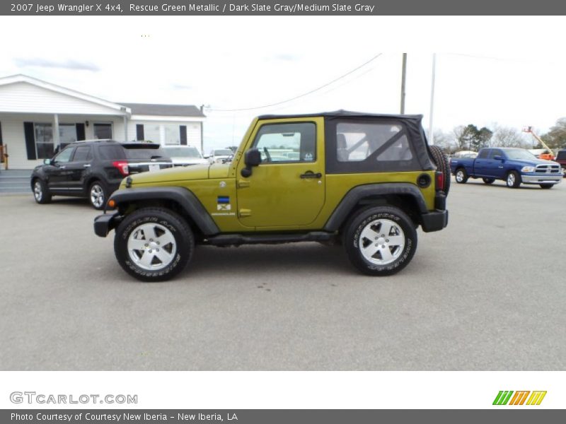 Rescue Green Metallic / Dark Slate Gray/Medium Slate Gray 2007 Jeep Wrangler X 4x4