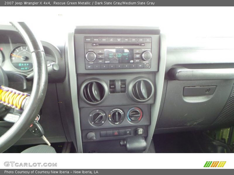 Rescue Green Metallic / Dark Slate Gray/Medium Slate Gray 2007 Jeep Wrangler X 4x4