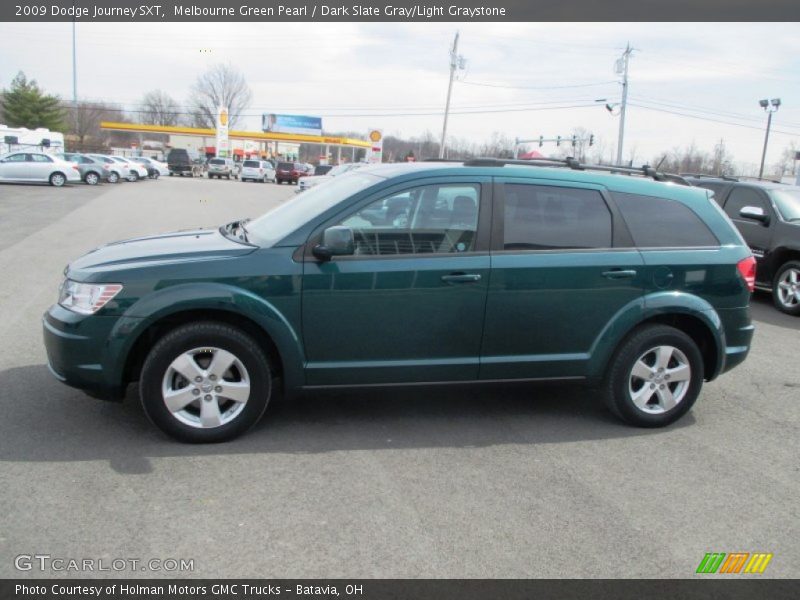 Melbourne Green Pearl / Dark Slate Gray/Light Graystone 2009 Dodge Journey SXT