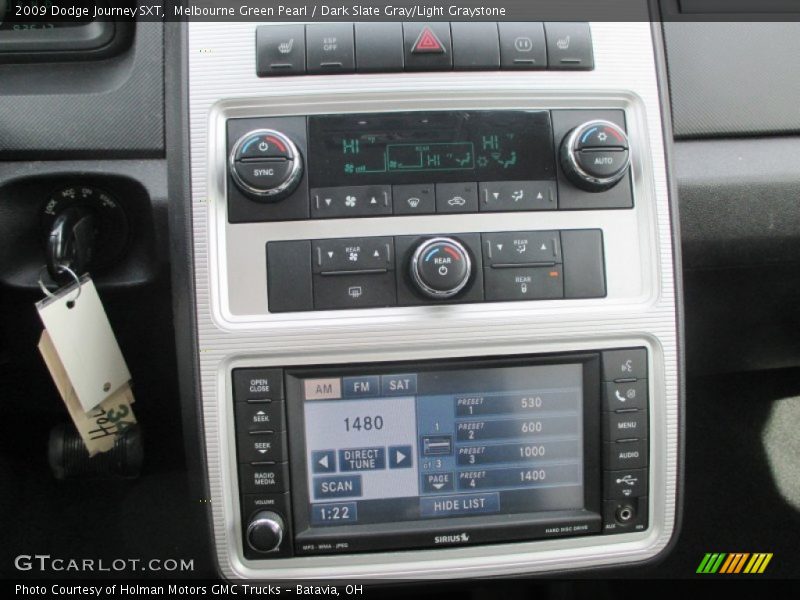 Melbourne Green Pearl / Dark Slate Gray/Light Graystone 2009 Dodge Journey SXT