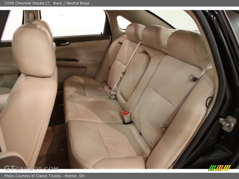Rear Seat of 2008 Impala LT