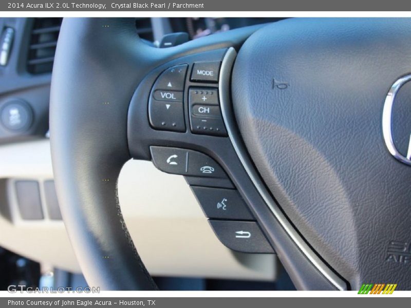 Crystal Black Pearl / Parchment 2014 Acura ILX 2.0L Technology