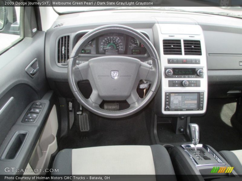 Melbourne Green Pearl / Dark Slate Gray/Light Graystone 2009 Dodge Journey SXT