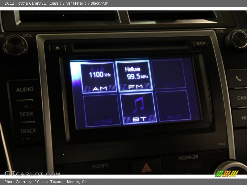 Classic Silver Metallic / Black/Ash 2012 Toyota Camry SE