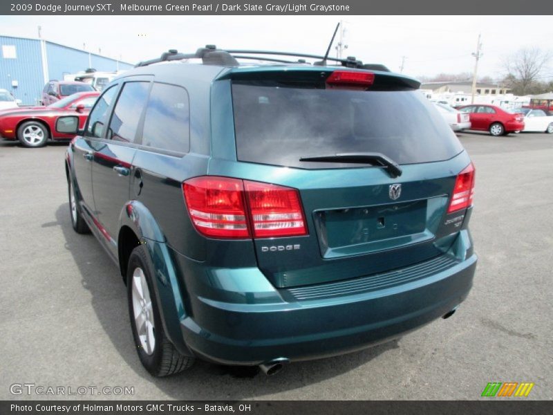Melbourne Green Pearl / Dark Slate Gray/Light Graystone 2009 Dodge Journey SXT