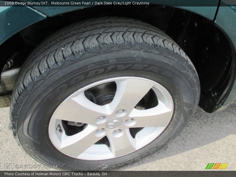 Melbourne Green Pearl / Dark Slate Gray/Light Graystone 2009 Dodge Journey SXT