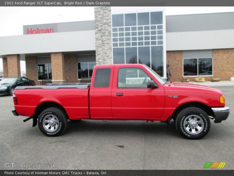 Bright Red / Dark Graphite 2001 Ford Ranger XLT SuperCab