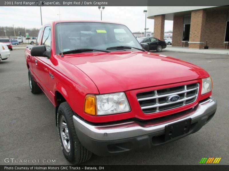 Bright Red / Dark Graphite 2001 Ford Ranger XLT SuperCab