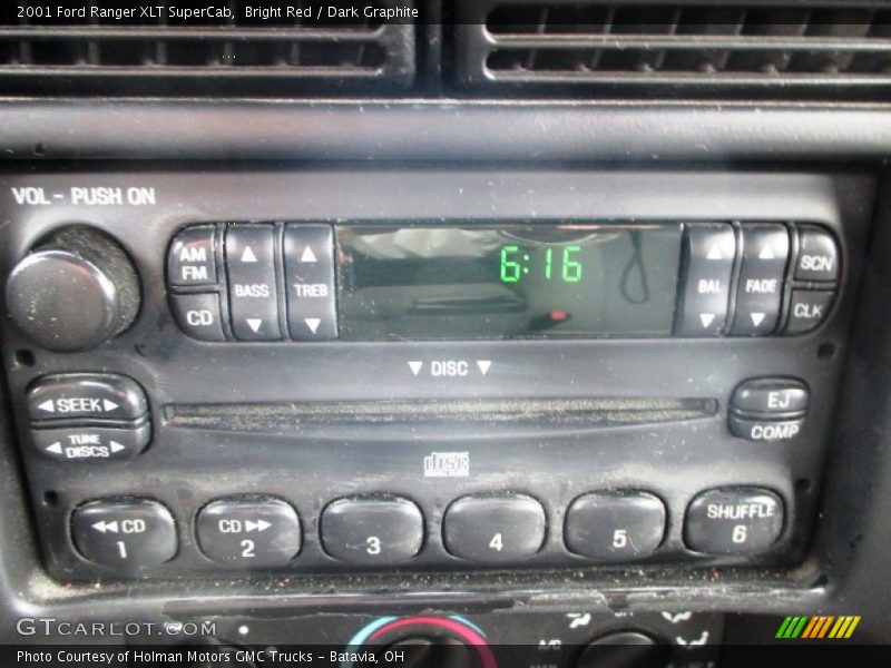 Bright Red / Dark Graphite 2001 Ford Ranger XLT SuperCab