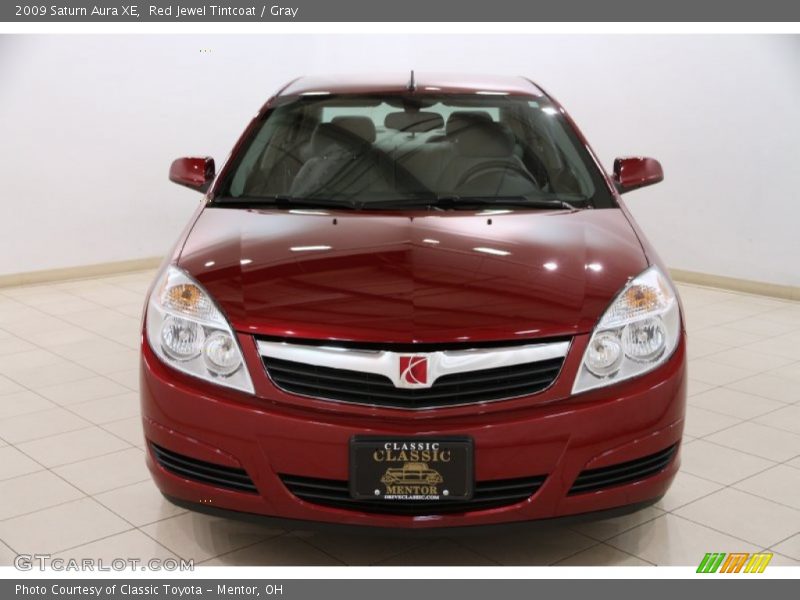 Red Jewel Tintcoat / Gray 2009 Saturn Aura XE
