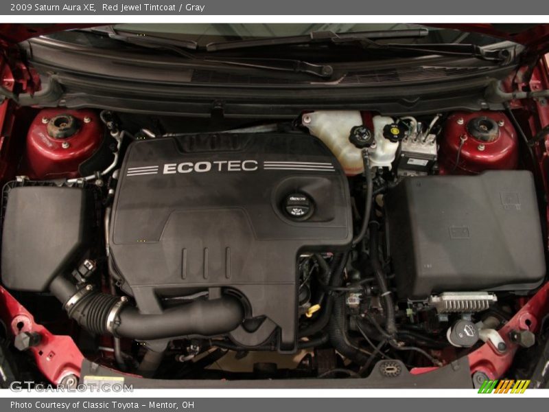 Red Jewel Tintcoat / Gray 2009 Saturn Aura XE