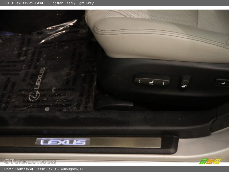 Tungsten Pearl / Light Gray 2011 Lexus IS 250 AWD