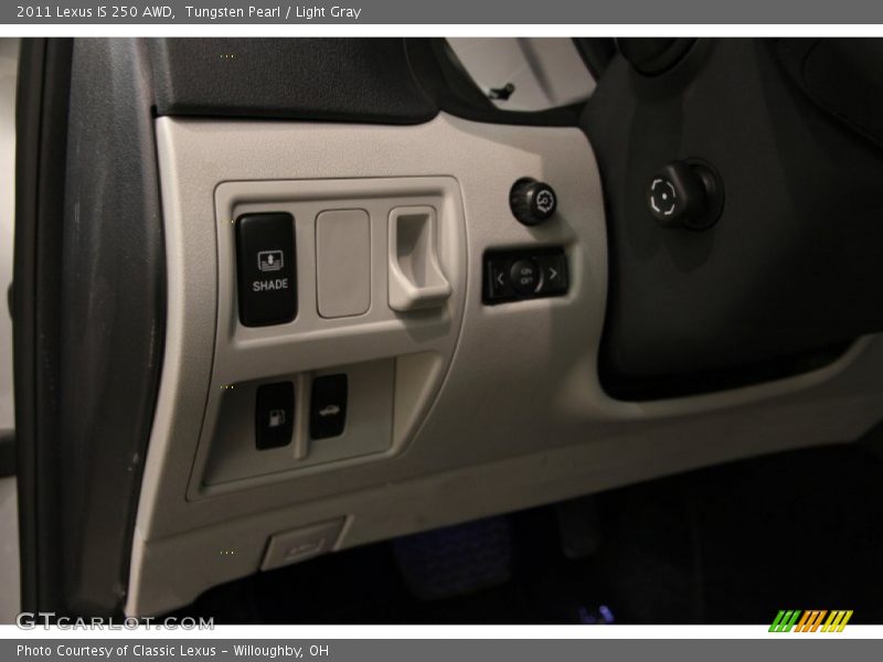 Tungsten Pearl / Light Gray 2011 Lexus IS 250 AWD