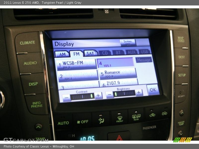 Tungsten Pearl / Light Gray 2011 Lexus IS 250 AWD