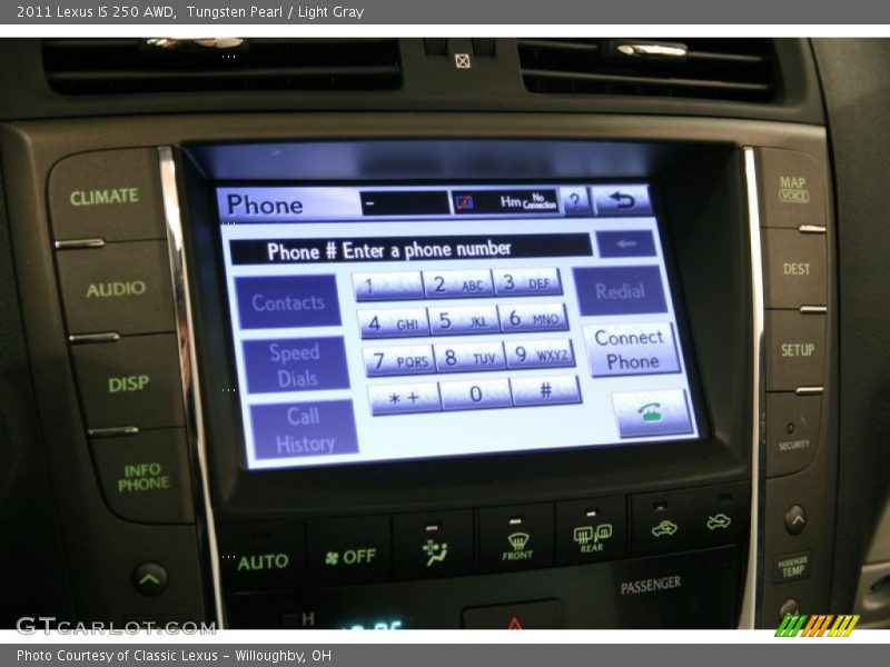 Tungsten Pearl / Light Gray 2011 Lexus IS 250 AWD