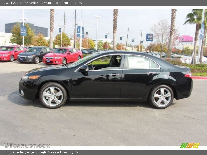 Crystal Black Pearl / Ebony 2014 Acura TSX Sedan